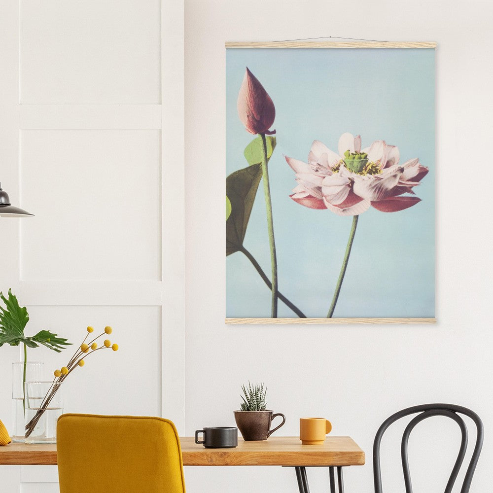 Lotus Flowers by Kazumasa - Poster with Hanger