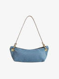 Baby Blair Shoulder Bag, Denim Printed Leather