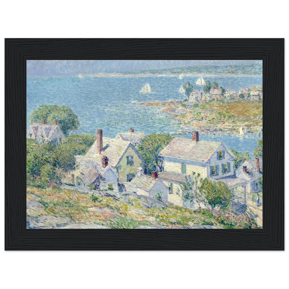 New England Headlands by Childe Hassam | Wooden Framed Poster