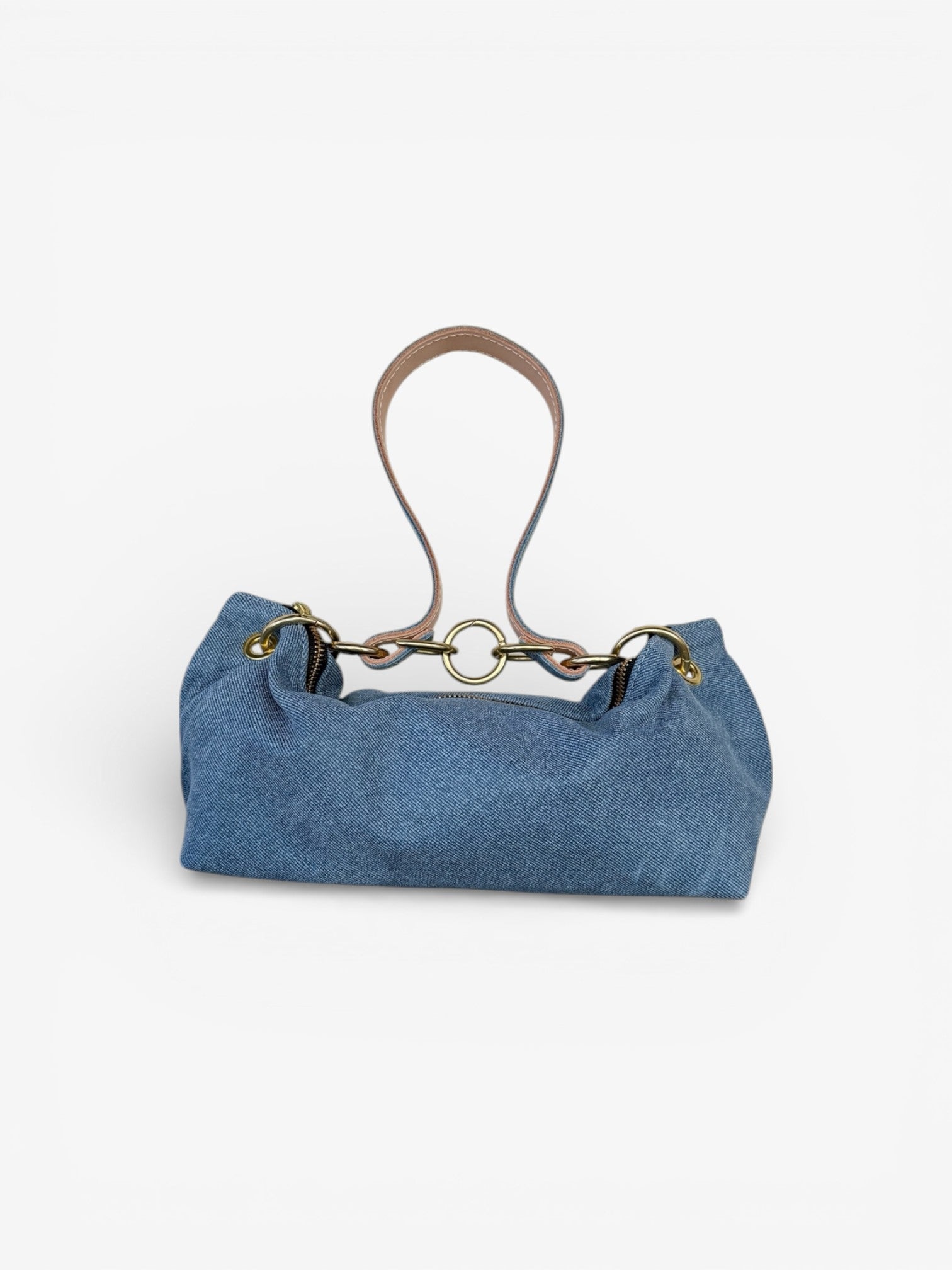 Blair Shoulder Bag, Denim Printed Leather