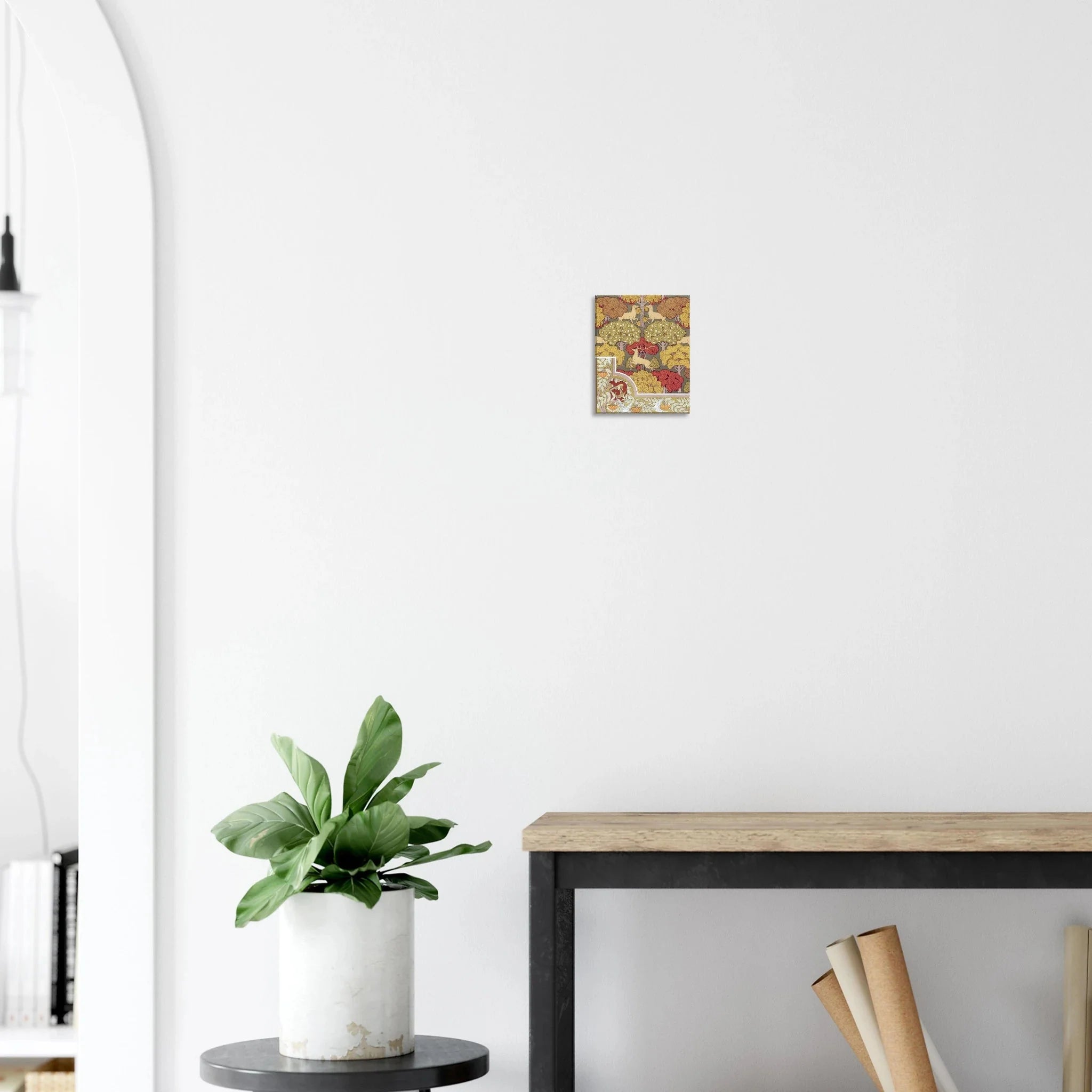 Canvas |Cerfs et arbres