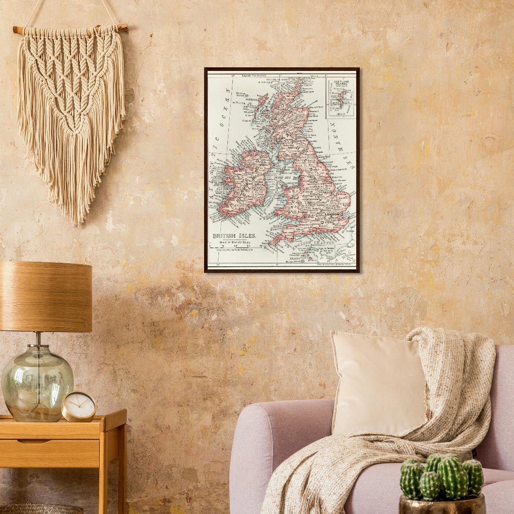 Cartographic Map of the British Isles