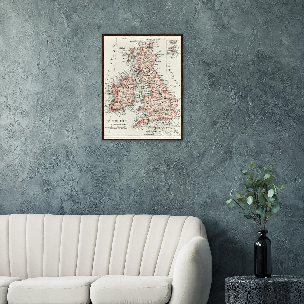 Cartographic Map of the British Isles
