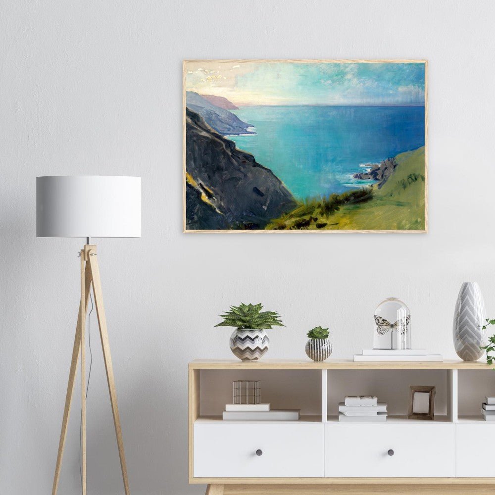 Cornish Headlands Abbott Handerson Thayer | Wooden Framed Poster