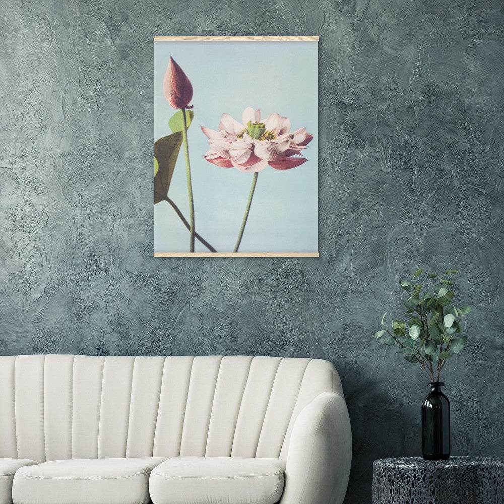 Lotus Flowers by Kazumasa - Poster with Hanger