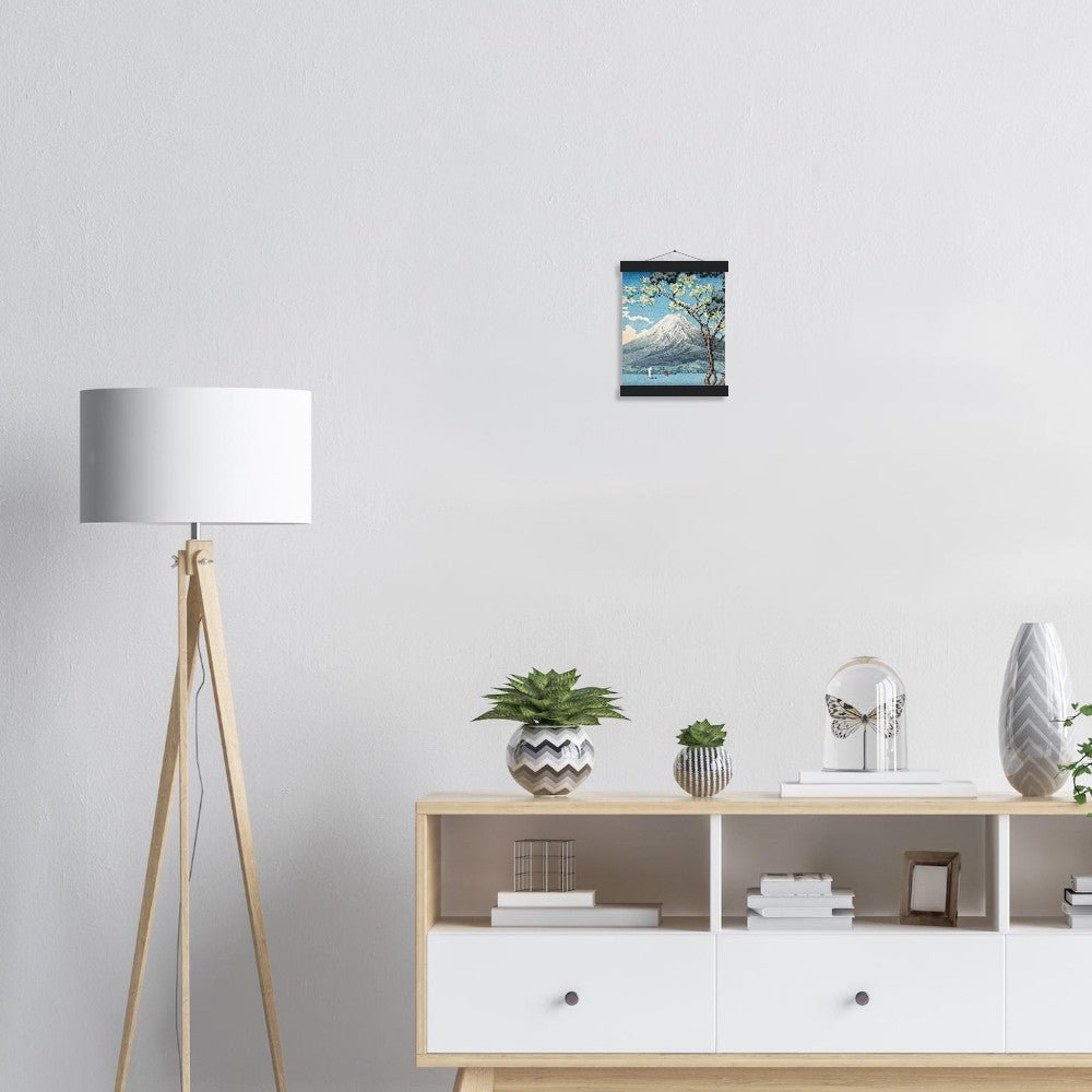 Mount Fuji from Lake Yamanaka by Hiroaki Takahashi Poster with Hanger