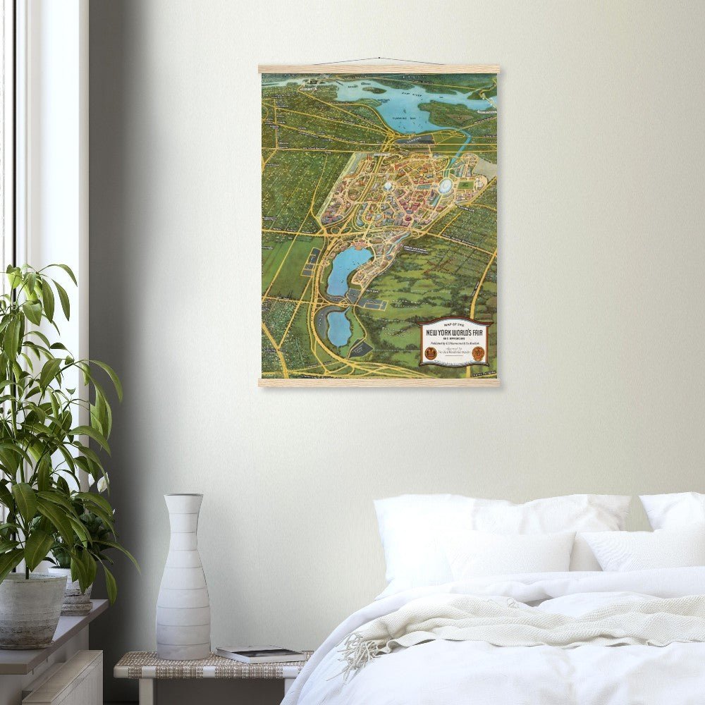 New York World's Fair Poster with Hanger