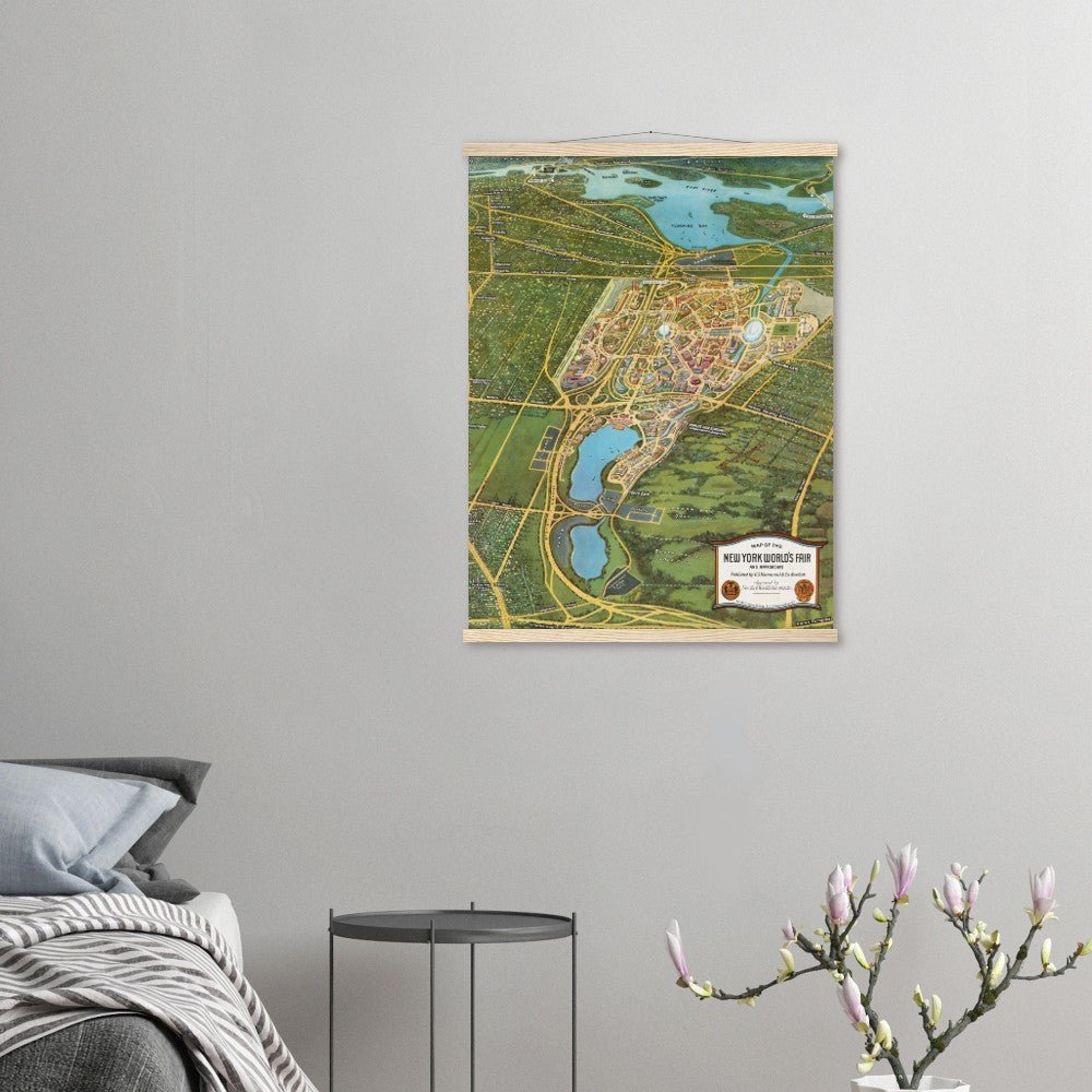 New York World's Fair Poster with Hanger