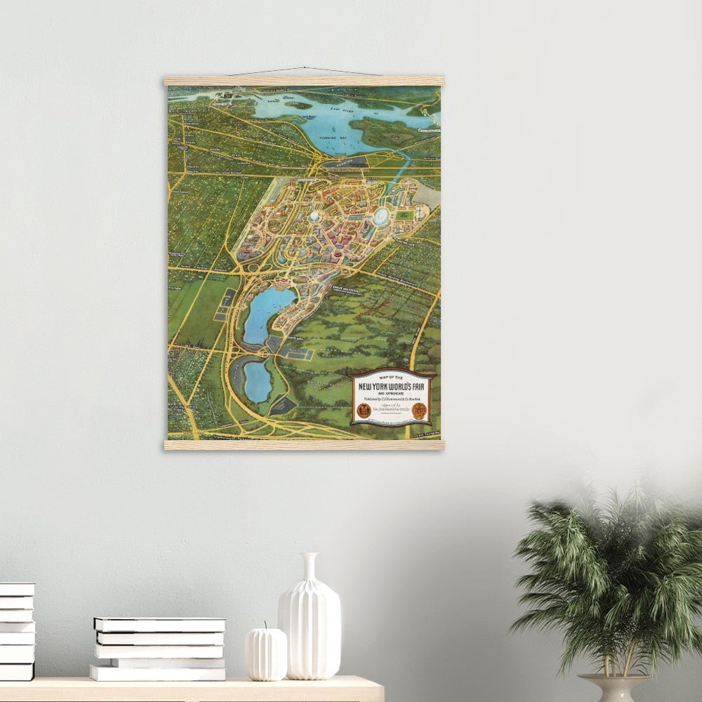 New York World's Fair Poster with Hanger