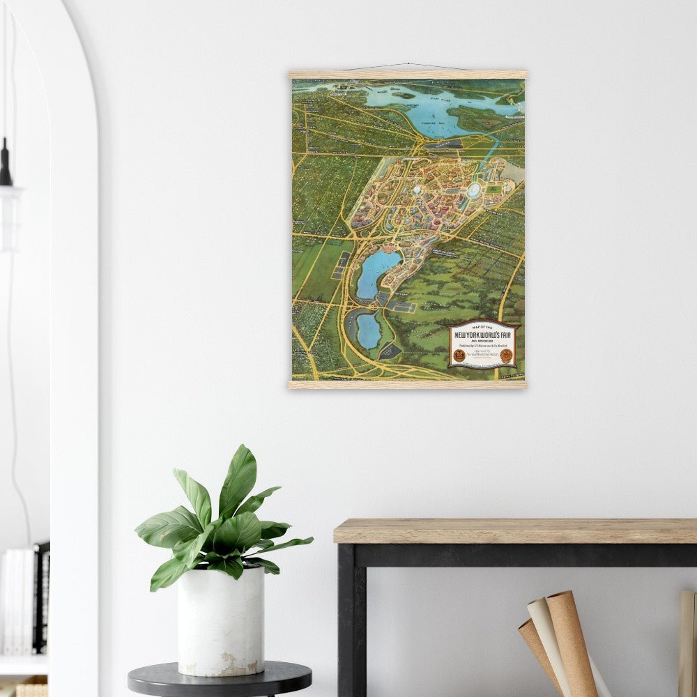 New York World's Fair Poster with Hanger
