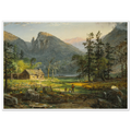 Pioneer's Home, Eagle Cliff, White Mountains | Wooden Framed Poster