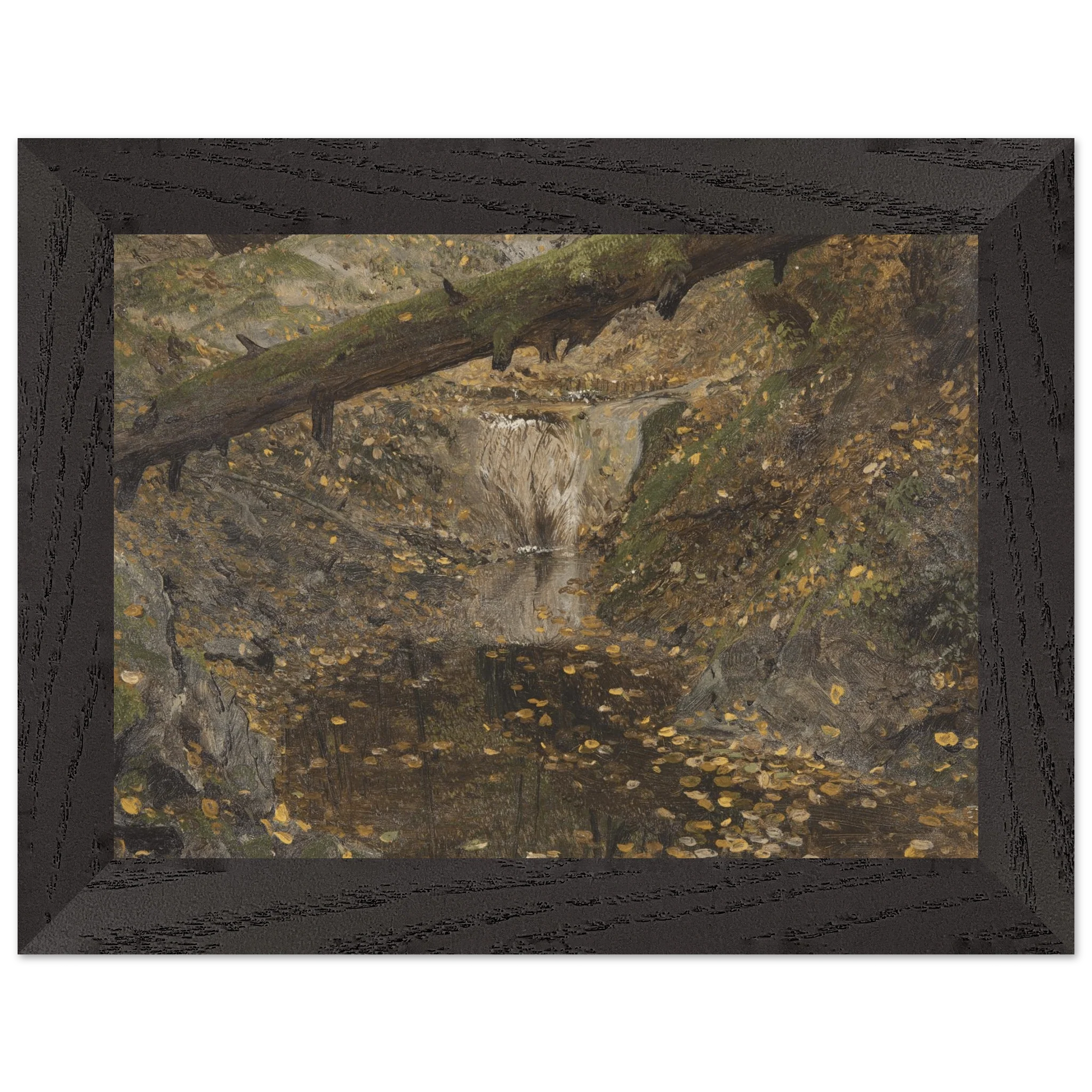 Premium Wooden Framed | Woodland Stream